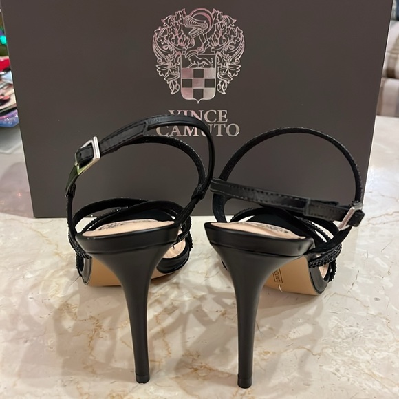Vince Camuto gorgeous black stiletto. Size 7.5. New! Never worn. - Picture 6 of 7